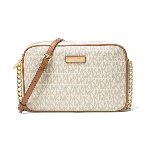 michael kors jet set vanilla crossbody